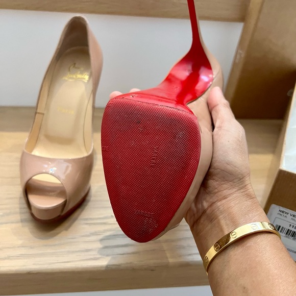 Authentic Louis Vuitton stiletto heels  - New Very Prive style - 120 patent - Picture 9 of 13